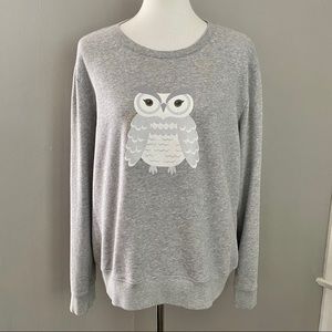 Kate Spade Owl Sweater Broome Street Size XL NWOT